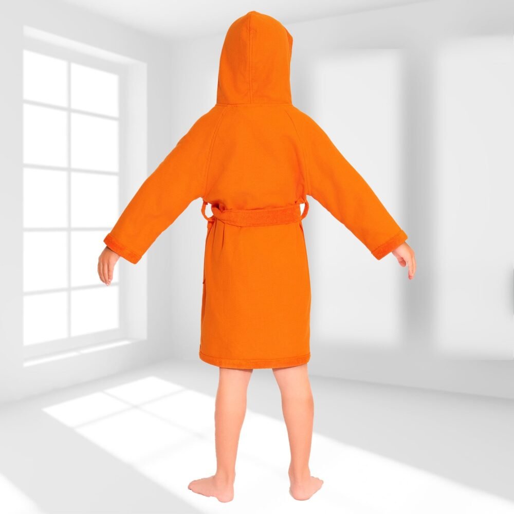 Accappatoio Monospugna Bambino Arancio - immagine 3