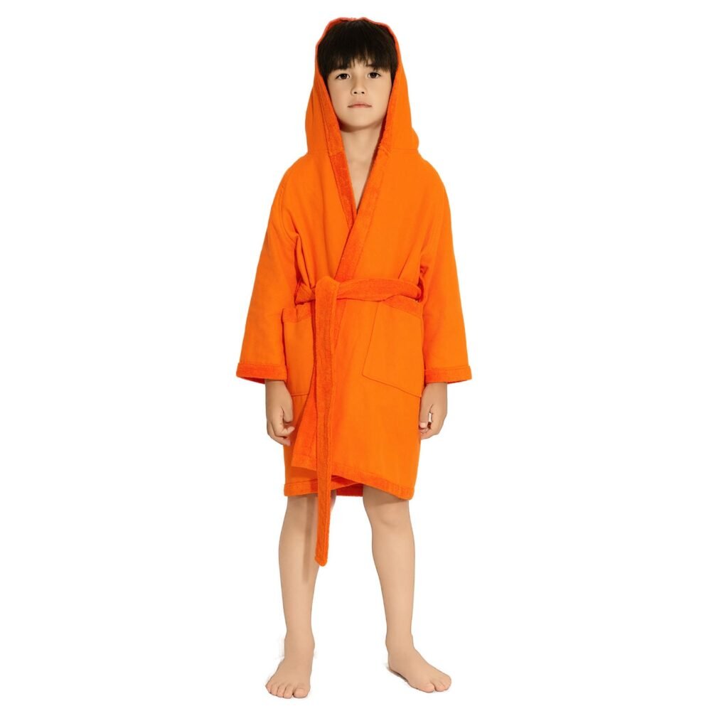Accappatoio Monospugna Bambino Arancio - immagine 4