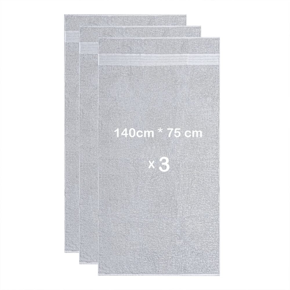 Set Righe Grigio Telo 3Pz - immagine 4